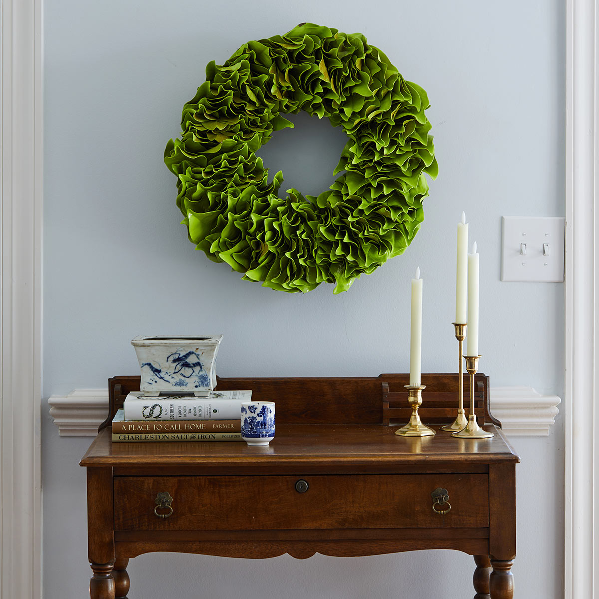 Key Lime Lacquer Wreath