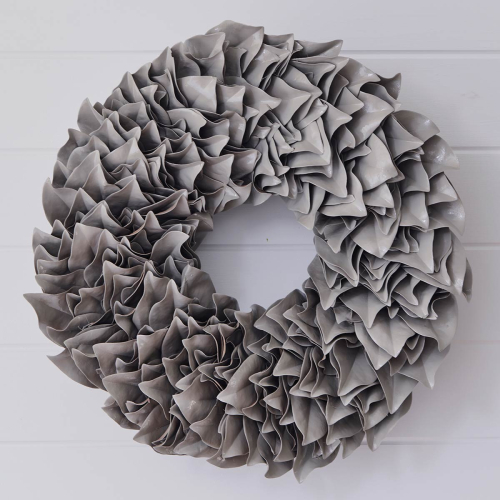 Taupe Lacquer Wreath