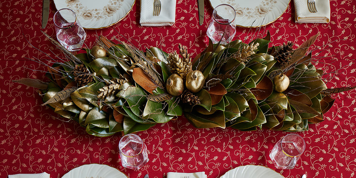 Golden Woodlands Centerpiece