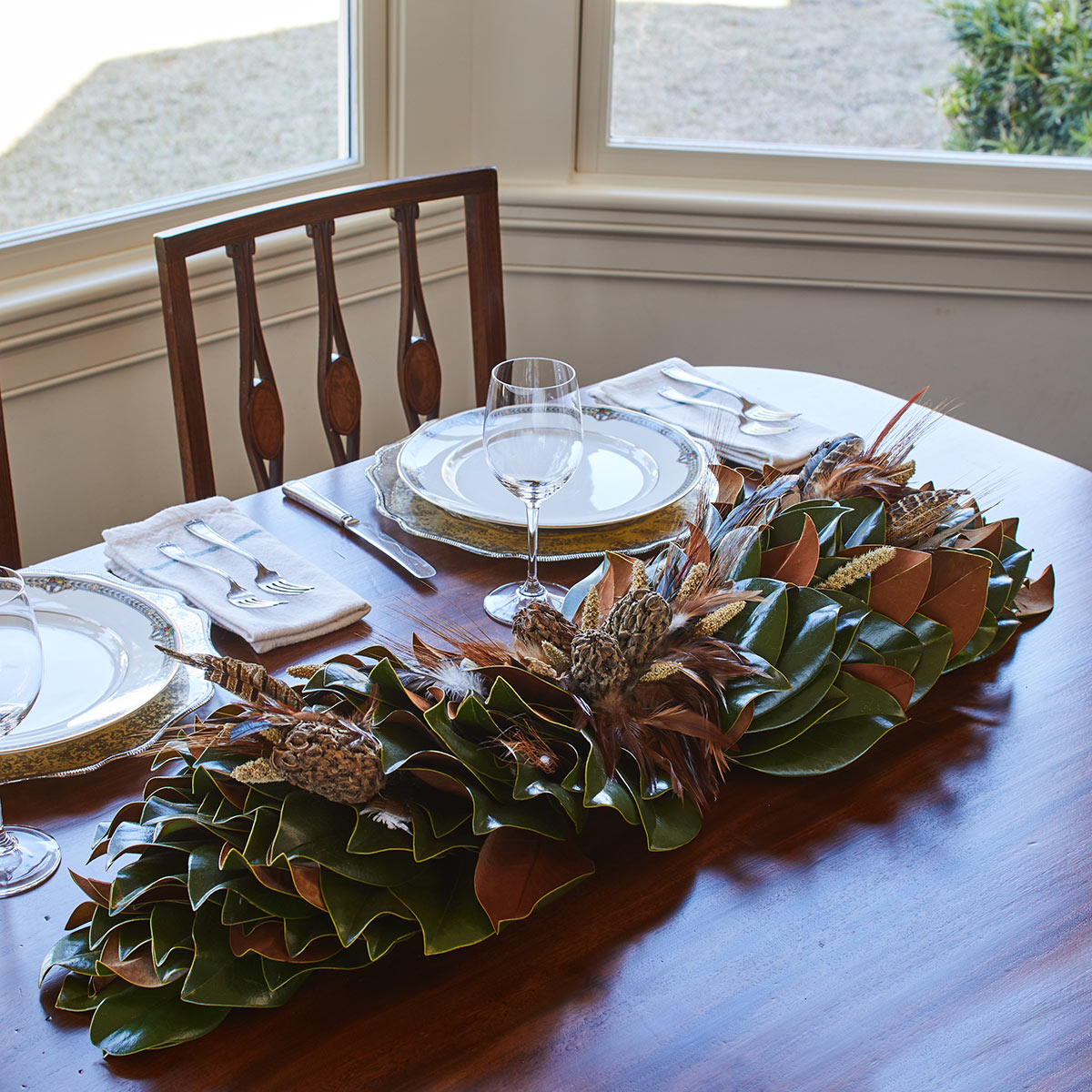 Turkey Pheasant Centerpiece