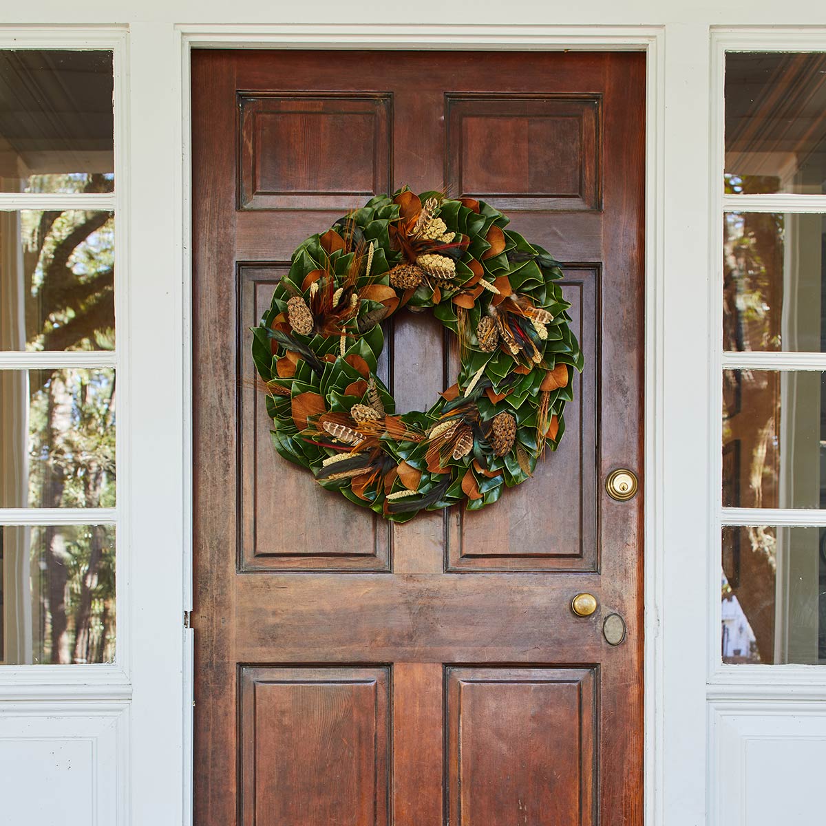 Turkey Pheasant Wreath